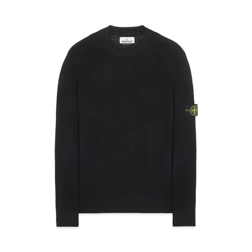 Stone Island 560C2 FULL RIB PURE WOOL "Black"