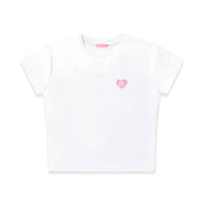 Blackeyepatch OG Heart Baby Tee "White"