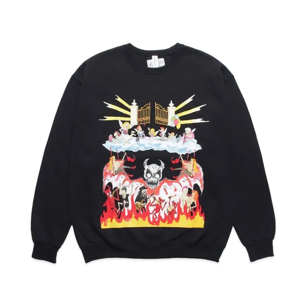 WACKO MARIA NECKFACE / Sweat Shirt "Black"