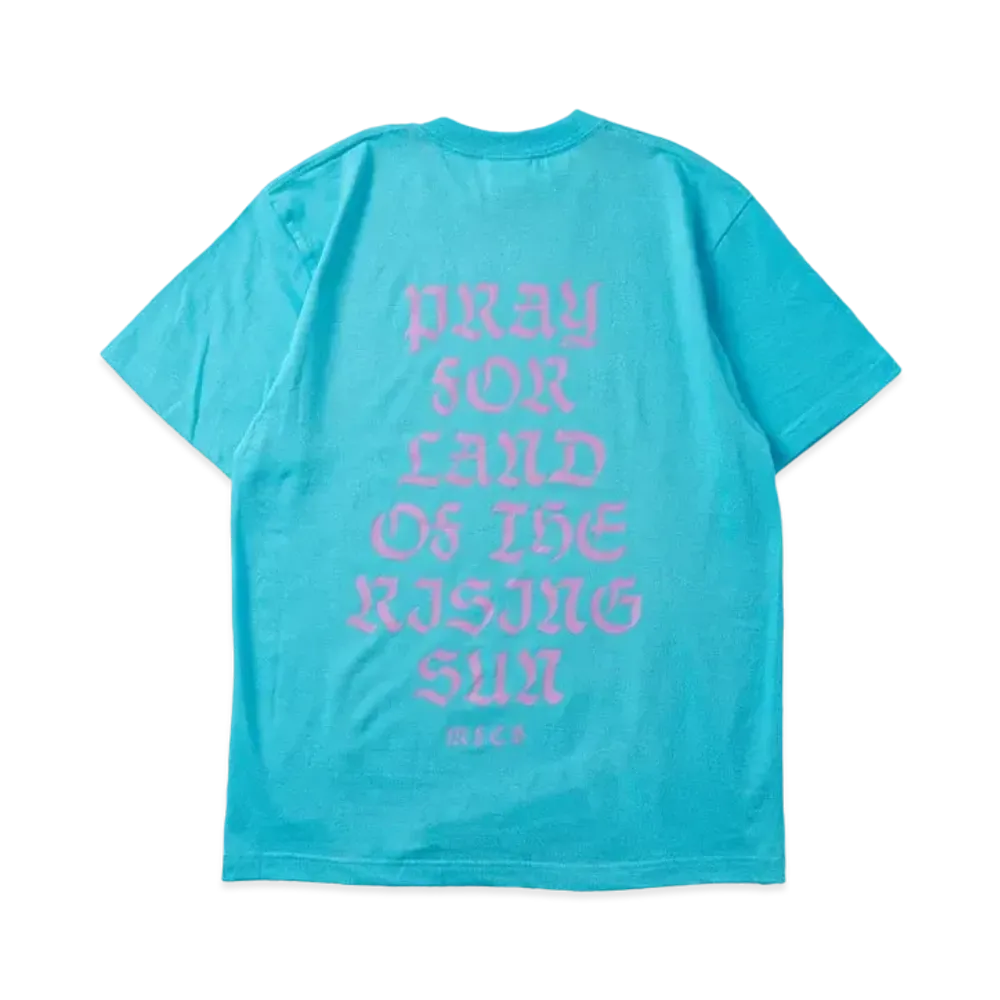 MFC STORE Pray For Land Of The Rising Sun S/S Tee "A.Blue/Pink"