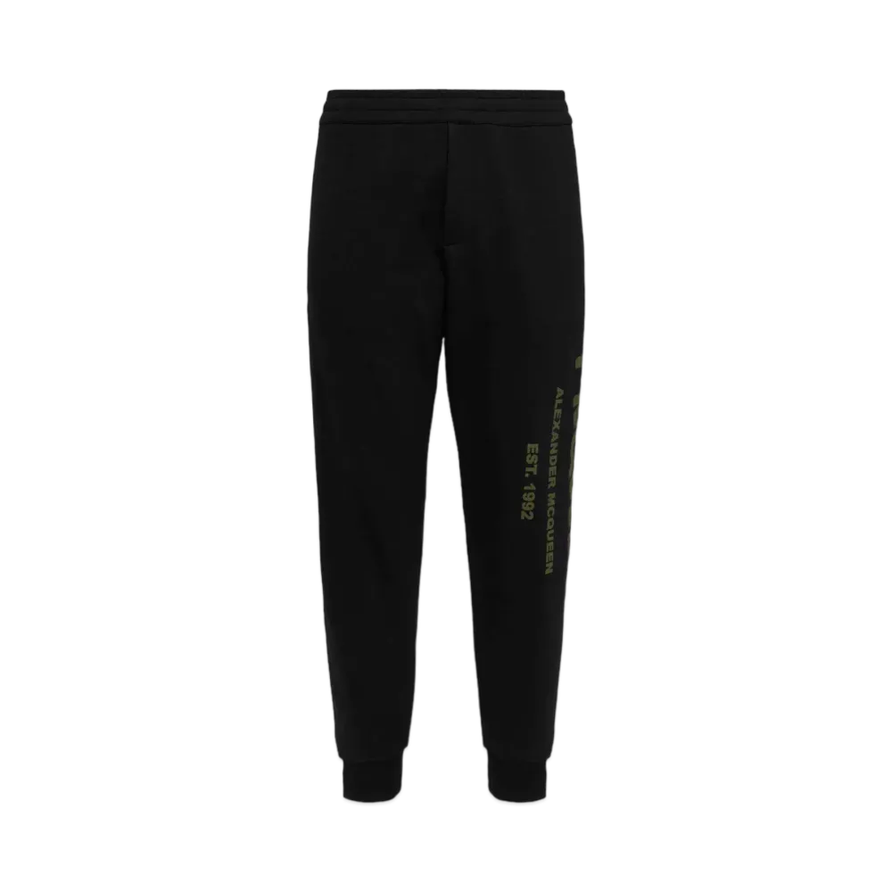 Alexander McQUEEN McQueen Graffiti Joggers "Black/Khaki"