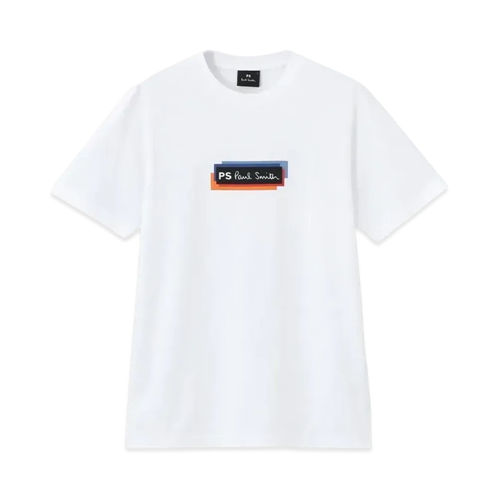 Paul Smith Sports Stripe Panel Tee "White"