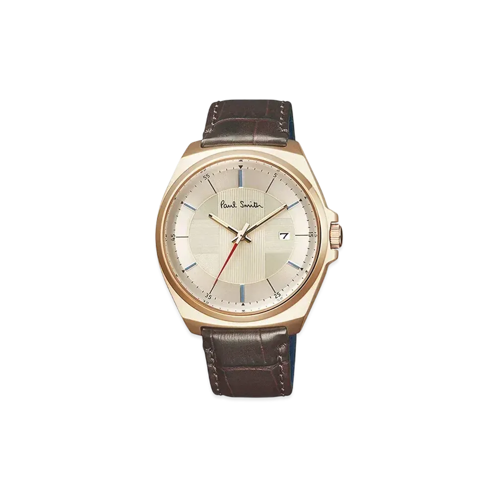 Paul Smith Closed Eyes Men's Watch "Brown"
