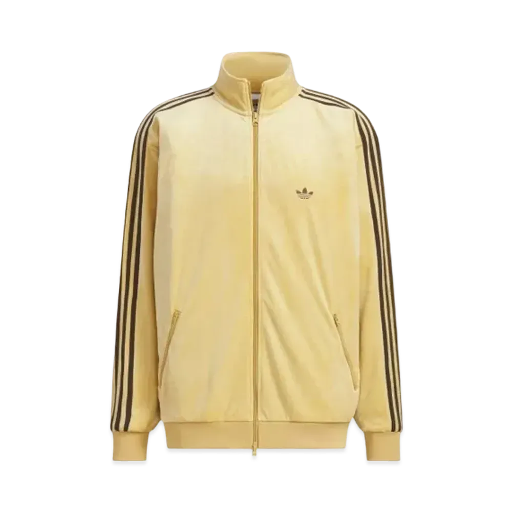 adidas Beckenbauer Velor Track Jacket "Golden Beige"
