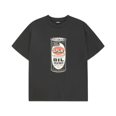 SPLR Washed Oil Tee "Black"