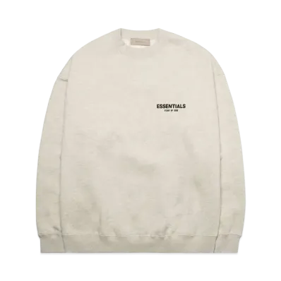 FEAR OF GOD ESSENTIALS Crewneck "Light Oatmeal"