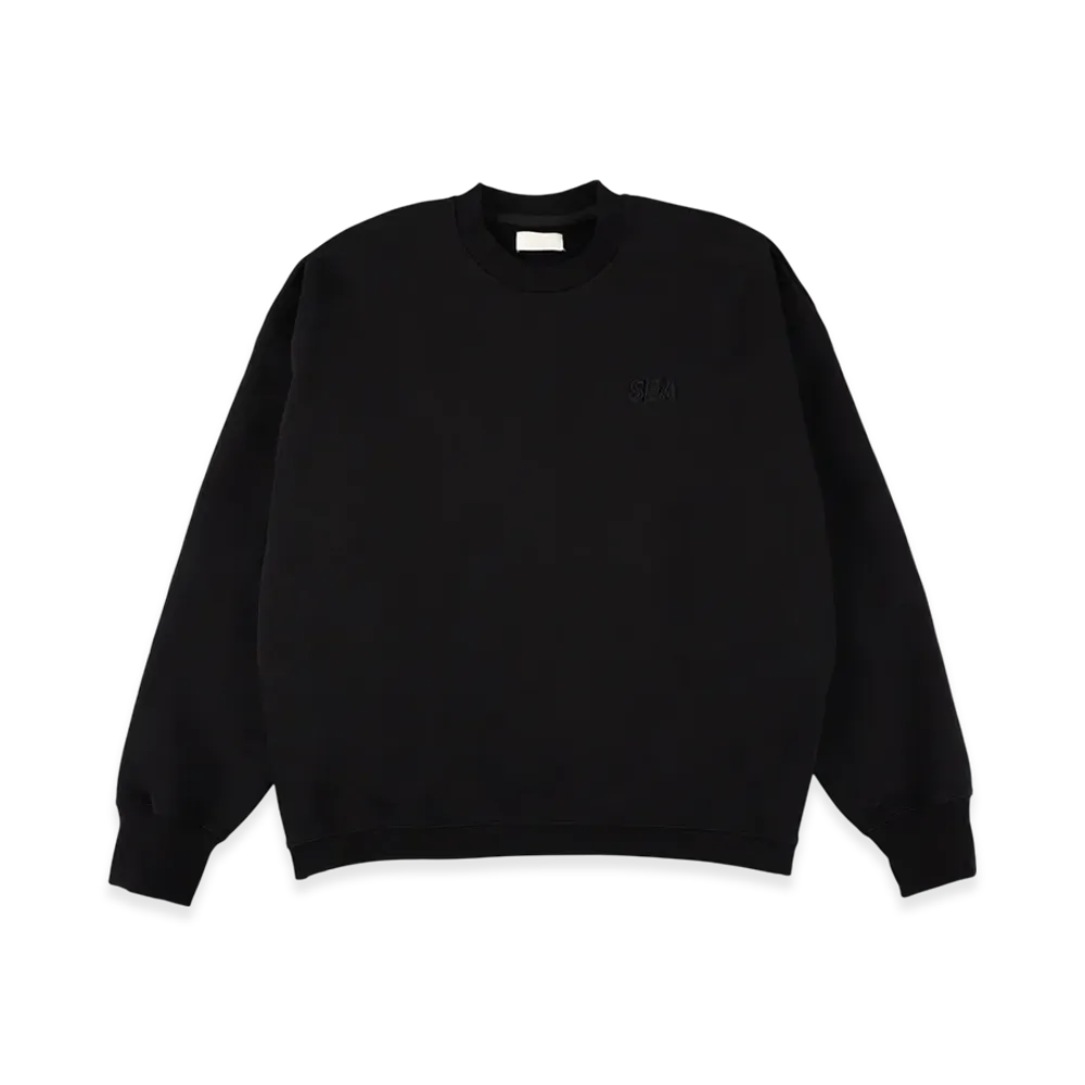 WIND AND SEA Cozy Crewneck Sweatshirt "Black"