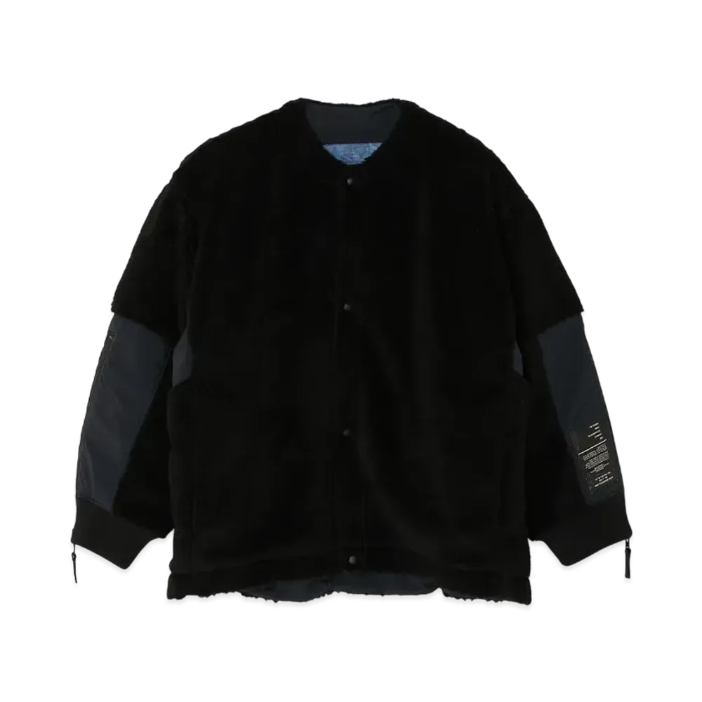 N.HOOLYWOOD Reversible Blouson "Black x Black"