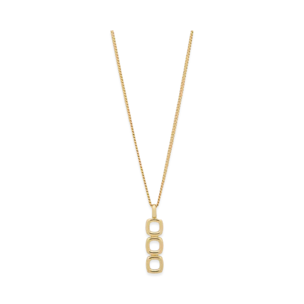 TOMWOOD Mini Cushion Pendant Open "Gold"