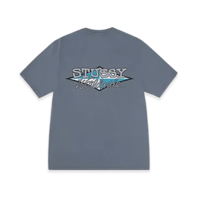 Stussy Worldwide Diamond Tee Pigment Dyed "Navy"
