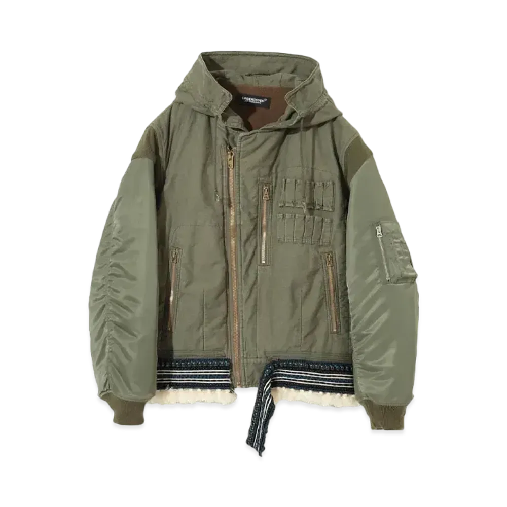 UNDERCOVER MA-1 Sleeve Army Blouson "Khaki"