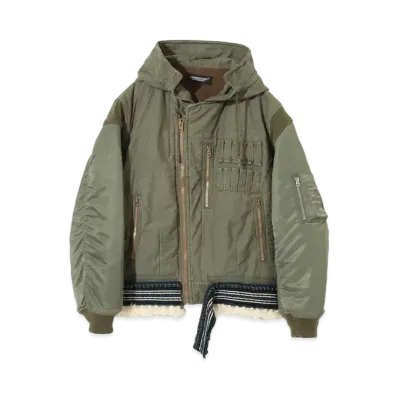 UNDERCOVER MA-1 Sleeve Army Blouson "Khaki"