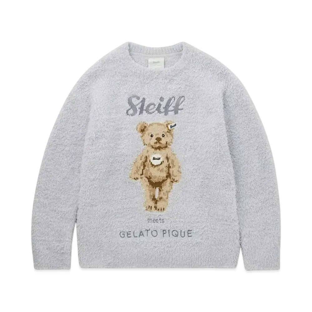 GELATO PIQUE x Steiff Homme Gelato James Jacquard Pullover "Blue"