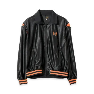 NEEDLES Track Jacket - Tricot Sateen "Black"