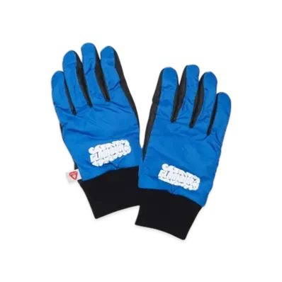 HYSTERIC GLAMOUR Flame Logo Gloves "Blue"
