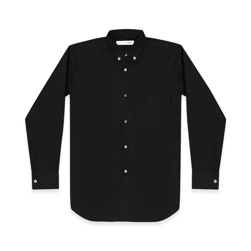 COMME des GARCONS SHIRT Cotton Poplin Plain "Black"