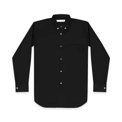 COMME des GARCONS SHIRT Cotton Poplin Plain "Black"