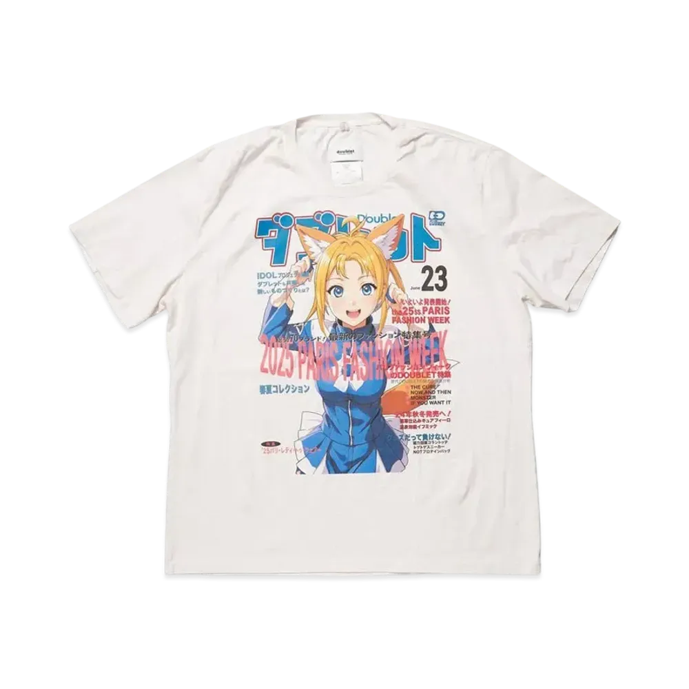 doublet Anime Print T-Shirt "Fox"