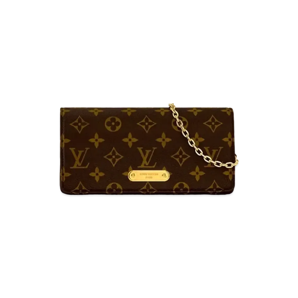 Louis Vuitton Wallet On Chain Lily Monogram