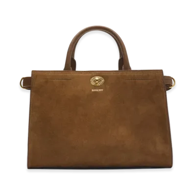 Burberry Women's Small Cotswolds Tote "Hazel Brown"