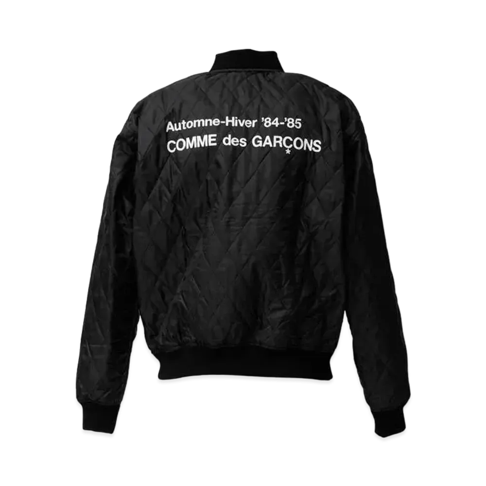 COMME des GARCONS 84-85 STAFF BLOUSON / QUILTED "Black"