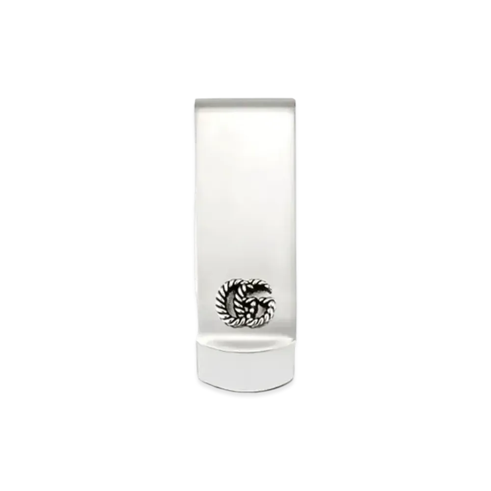 GUCCI Double G Money Clip "Silver"