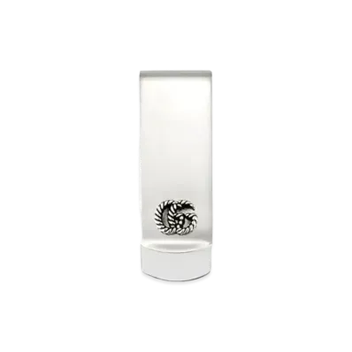 GUCCI Double G Money Clip "Silver"