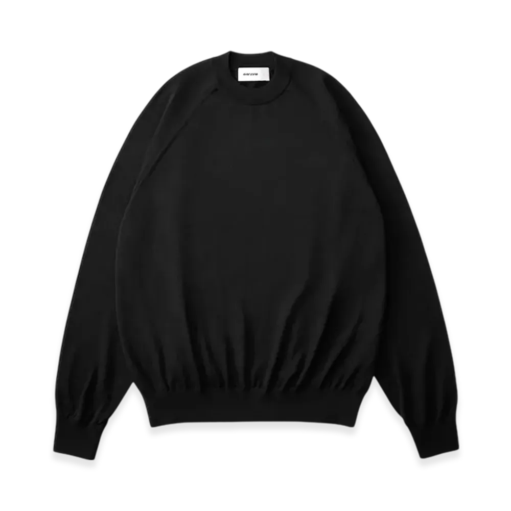 everyone High Gauge Knit Sweater "Black"