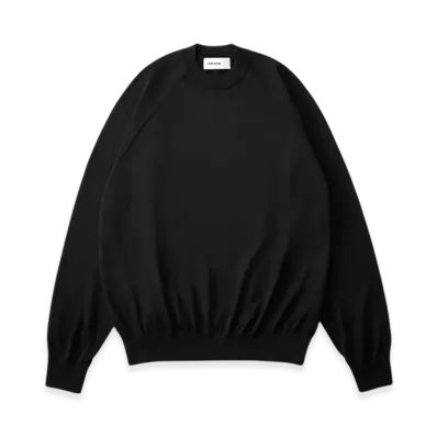 everyone High Gauge Knit Sweater "Black"