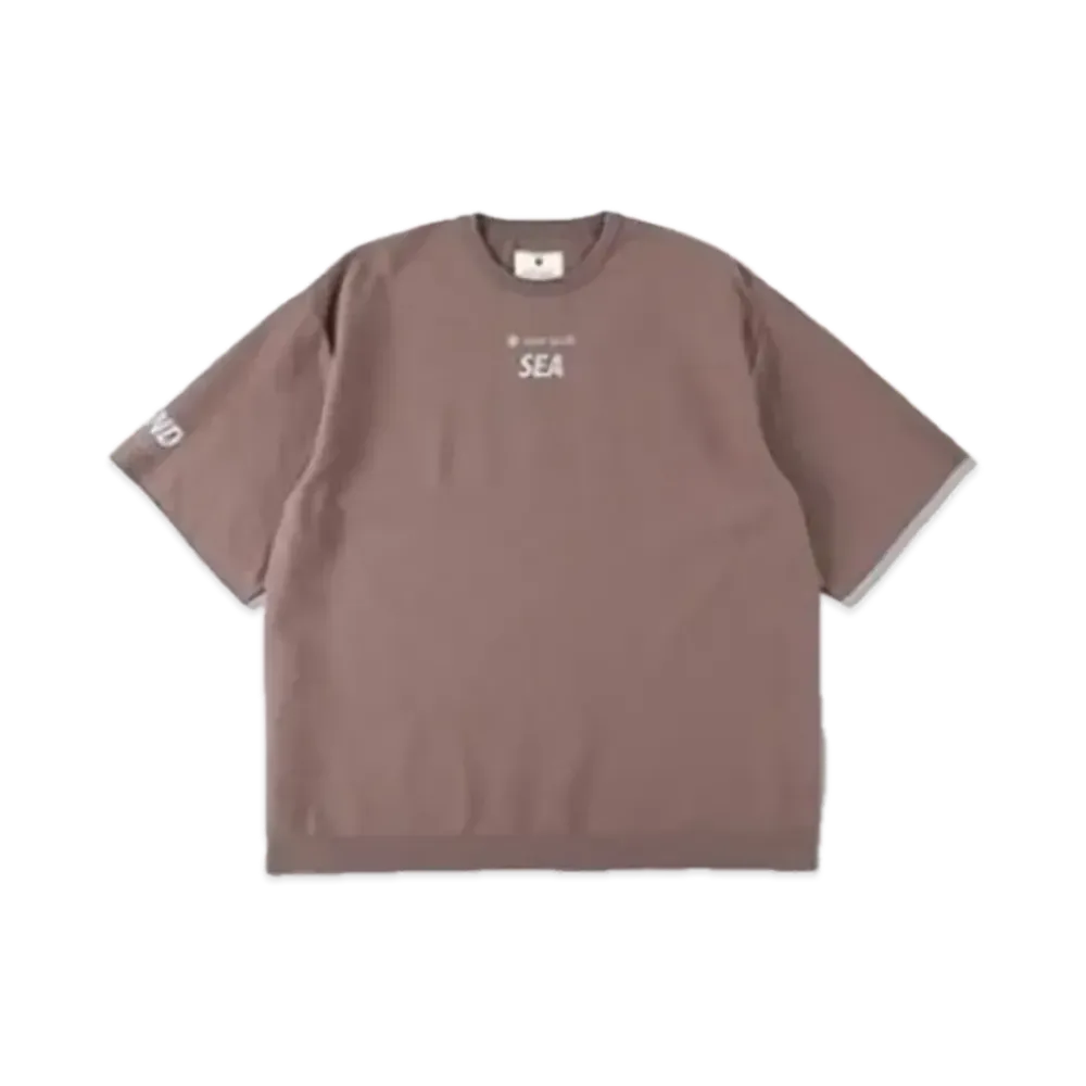 Snow Peak x WIND AND SEA CO/PE Dry S/S Tshirt "Bronze"