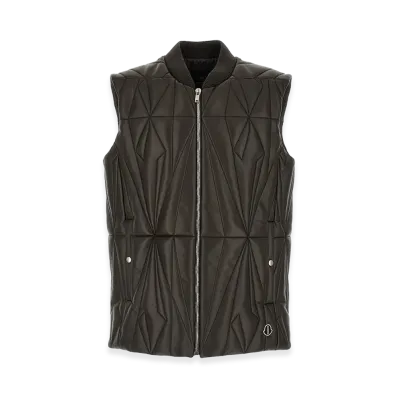Rick Owens x Moncler 'Geocamo Flight' Vest "Brown"