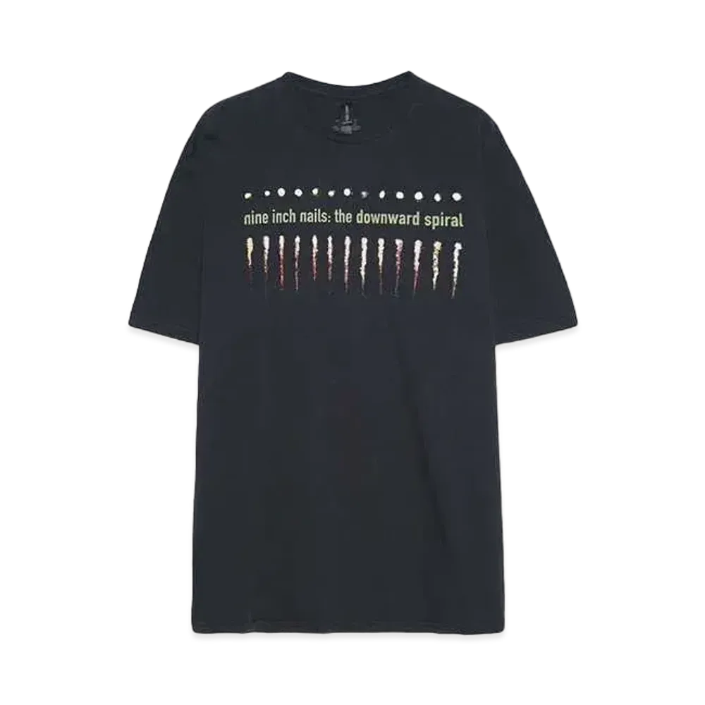 THRIFTY LOOK TEE THRIFTY "NINE INCH NAILS THE DOWNWARD SPIRAL" TEE (HYPEDROP EXCLUSIVE) "BLACK"