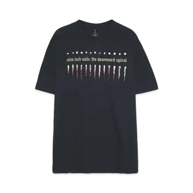 THRIFTY LOOK TEE THRIFTY "NINE INCH NAILS THE DOWNWARD SPIRAL" TEE (HYPEDROP EXCLUSIVE) "BLACK"