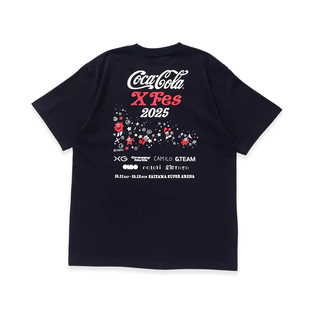 VERDY x Coca Cola X Fes 2025 Artist Tee "Black"