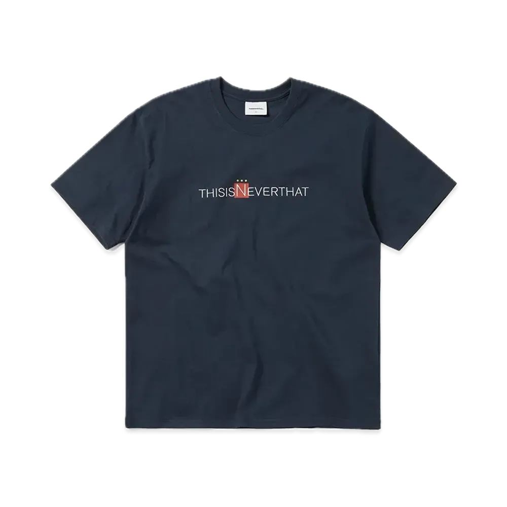 thisisneverthat 3 Dots Logo Tee "Navy"