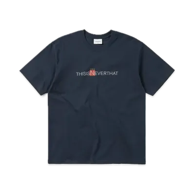 thisisneverthat 3 Dots Logo Tee "Navy"