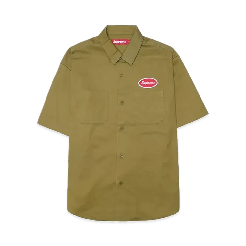 Supreme Thermal Sleeve Work Shirt "Olive"