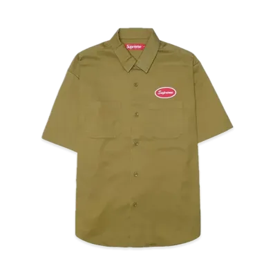 Supreme Thermal Sleeve Work Shirt "Olive"