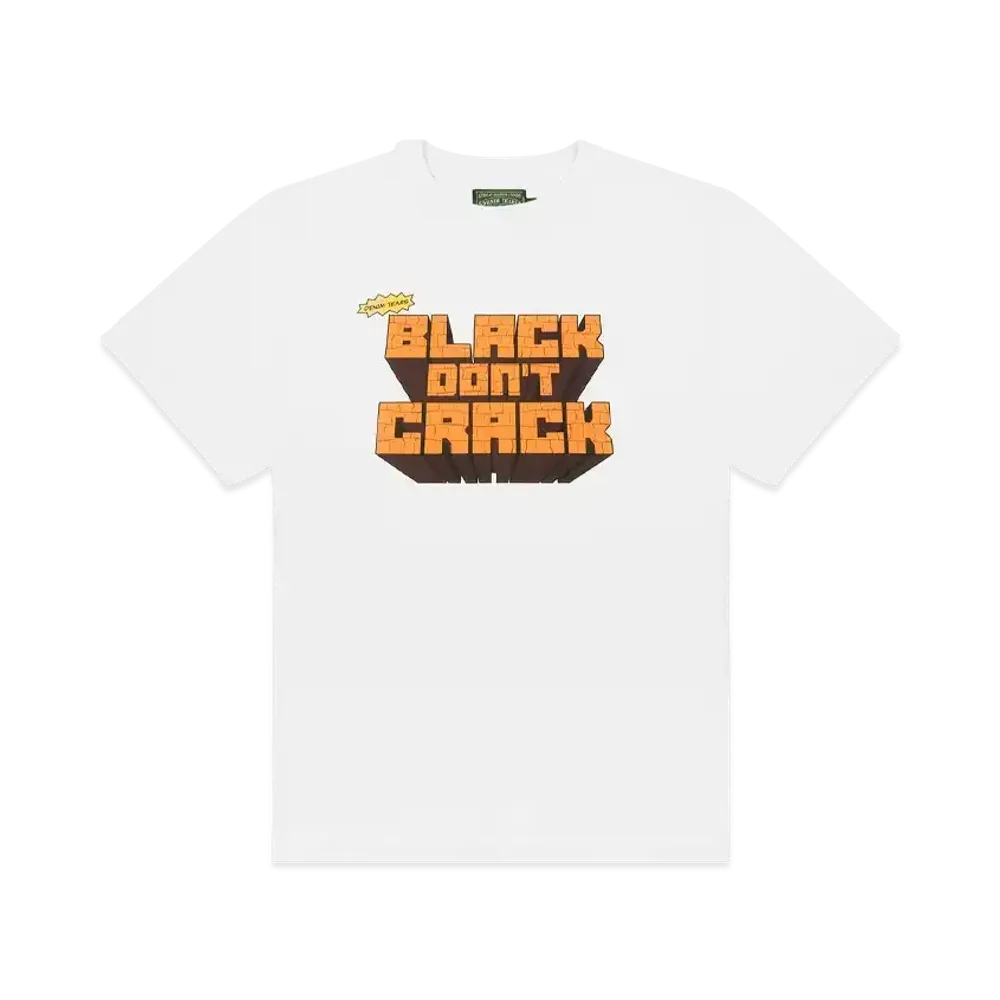 DENIM TEARS Black Don't Crack Tee "White"
