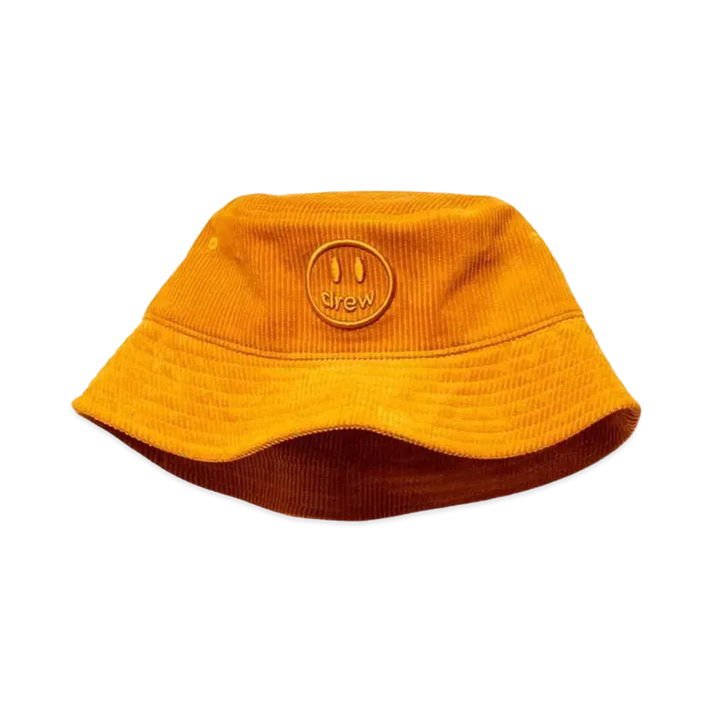 drew house mascot corduroy bucket hat "Dijon"