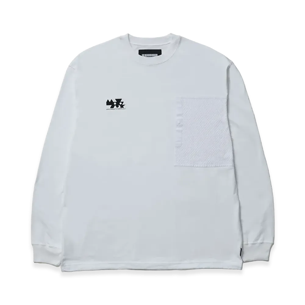 NEIGHBORHOOD Map . Crewneck LS-2 "White"