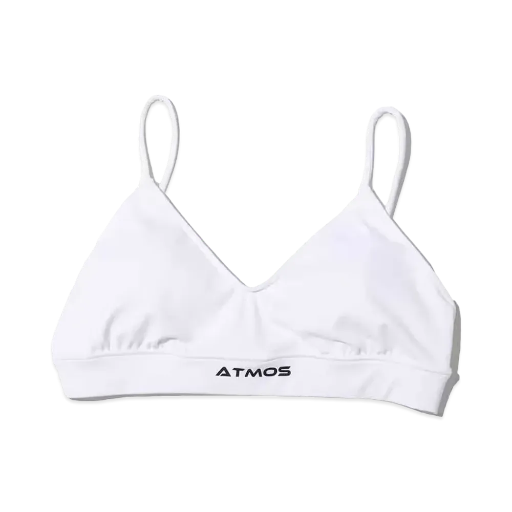 atmos pink x Guacamole Logo Triangle Bra Top "White"