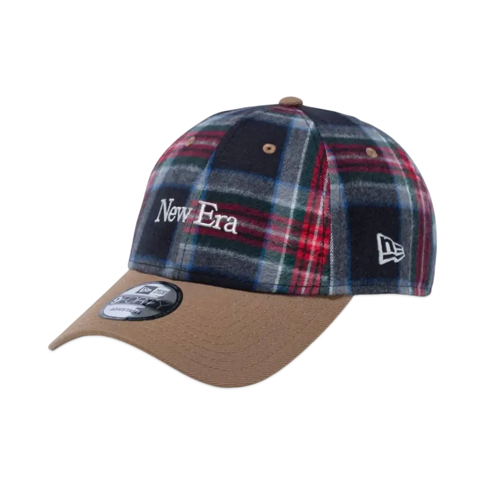NEW ERA 9Forty Fabric Series Tartan Check "Green/Red"