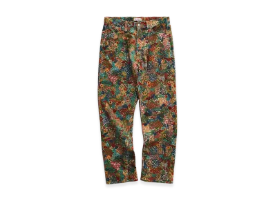 NICENESS P.Charles Floral Pattern Corduroy Trousers "Ivory"