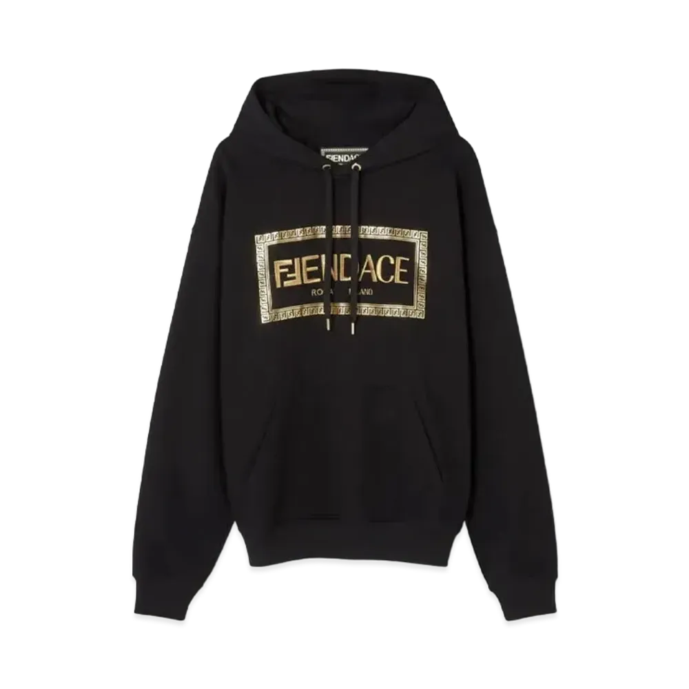 FENDI x Versace Fendace Logo Hoodie "Black"