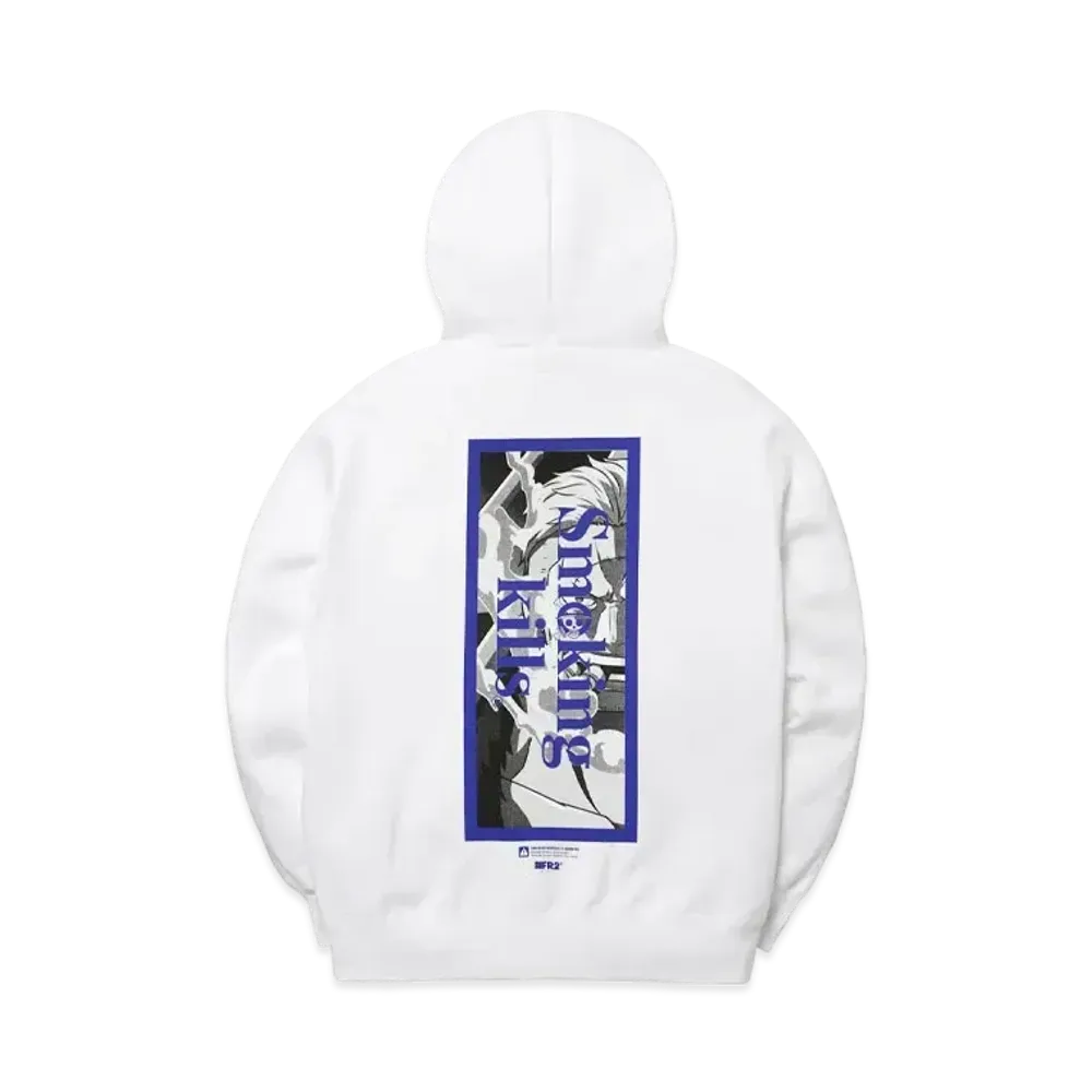 FR2 x ONE PIECE Collaboration Smokers Hoodie SMOKER ver "White"