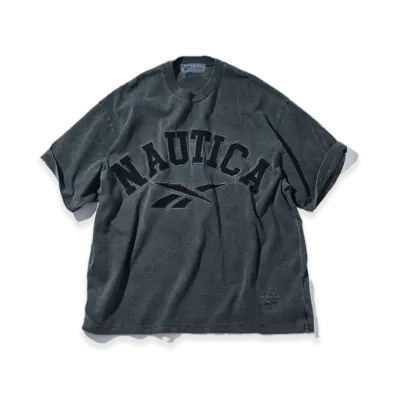Reebok x NAUTICA Arc Logo Pigment Crewneck Tee "Black"