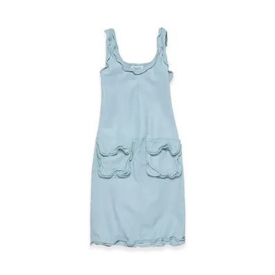 Acne Studios Leather Dress Runway Show "Pale Blue"