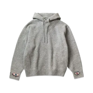 KAPITAL 5G Wool Hood Sweater "Grey"
