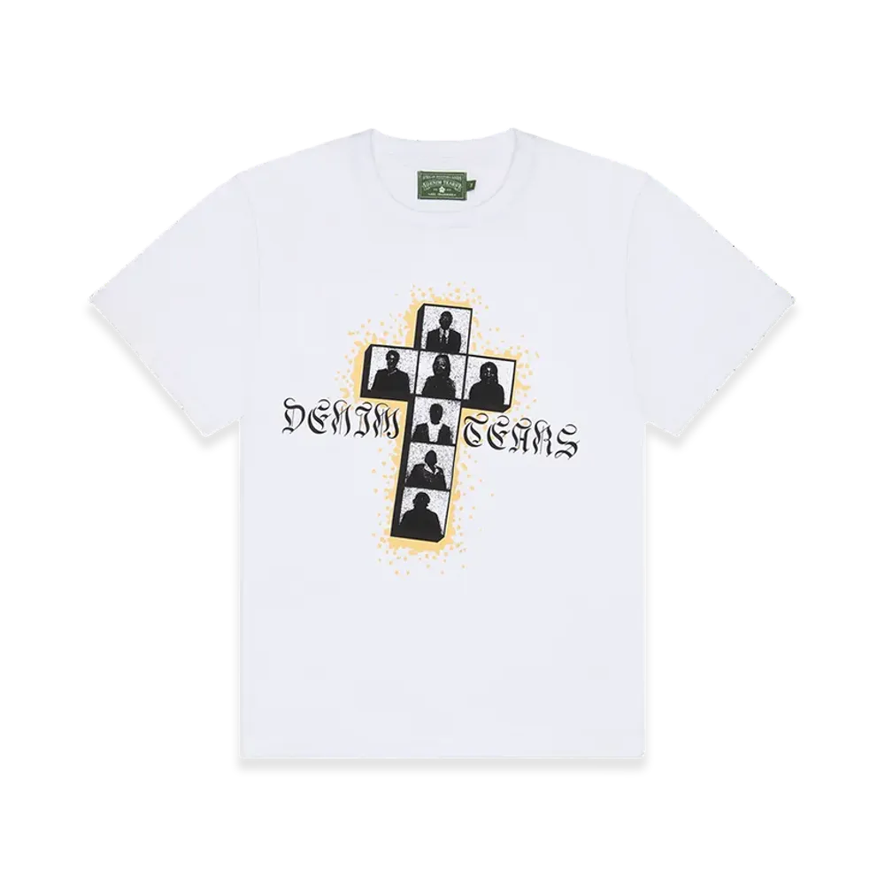 DENIM TEARS Cross Tee "White"